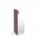 Flux single side finishing panel for 1300mm high locker - wine red FLS-SP13-WR