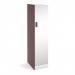Flux single side finishing panel for 1700mm high locker - wine red FLS-SP17-WR