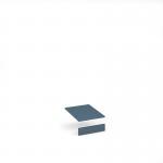 Flux top and plinth finishing panels for single locker units 400mm wide - misty blue FLS-TP04-MB