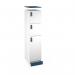 Flux top and plinth finishing panels for single locker units 400mm wide - sea blue FLS-TP04-SE