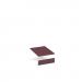 Flux top and plinth finishing panels for single locker units 400mm wide - wine red FLS-TP04-WR