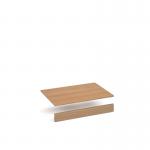 Flux top and plinth finishing panels for double locker units 800mm wide - beech FLS-TP08-B