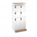 Flux top and plinth finishing panels for double locker units 800mm wide - beech FLS-TP08-B