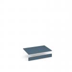 Flux top and plinth finishing panels for double locker units 800mm wide - misty blue FLS-TP08-MB