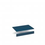 Flux top and plinth finishing panels for double locker units 800mm wide - sea blue FLS-TP08-SE