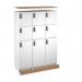 Flux top and plinth finishing panels for triple locker units 1200mm wide - beech FLS-TP12-B