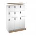Flux top and plinth finishing panels for triple locker units 1200mm wide - kendal oak FLS-TP12-KO