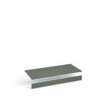 Flux top and plinth finishing panels for triple locker units 1200mm wide - reed green FLS-TP12-RG