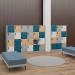 Flux top and plinth finishing panels for triple locker units 1200mm wide - sea blue FLS-TP12-SE