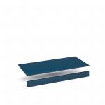 Flux top and plinth finishing panels for triple locker units 1200mm wide - sea blue FLS-TP12-SE