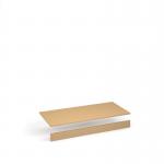 Flux top and plinth finishing panels for triple locker units 1200mm wide - sand yellow FLS-TP12-SY