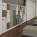 Flux top and plinth finishing panels for quadruple locker units 1600mm wide - barcelona walnut FLS-TP16-BW