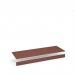 Flux top and plinth finishing panels for quadruple locker units 1600mm wide - rusty red FLS-TP16-RR