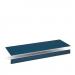 Flux top and plinth finishing panels for quadruple locker units 1600mm wide - sea blue FLS-TP16-SE