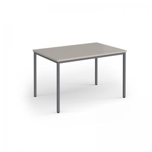 Flexi 25 rectangular table with graphite frame 1200mm x 800mm - Light