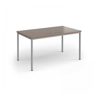 Flexi 25 rectangular table with silver frame 1400mm x 800mm -