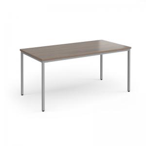 Flexi 25 rectangular table with silver frame 1600mm x 800mm -