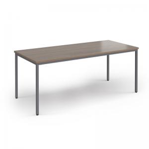 Flexi 25 rectangular table with graphite frame 1800mm x 800mm -