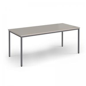 Flexi 25 rectangular table with graphite frame 1800mm x 800mm - Light
