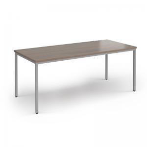 Flexi 25 rectangular table with silver frame 1800mm x 800mm -