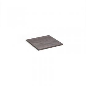 Flux modular storage single wooden top shelf - grey oak FL-TS1-GO