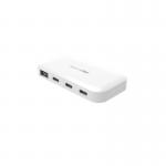Gamma under desk power USB power 1 x USB A and 3 x USB C - white GAM-2-WH