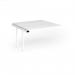 Connex Goal-Post 1200 x 1200 x 725mm Back to Back Add On Bay - White Frame White Top GCO1212-AB-WH-WH