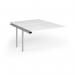 Connex Goal-Post 1200 x 1600 x 725mm Back to Back Add On Bay - Silver Frame White Top GCO1216-AB-S-WH