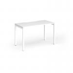 Connex Goal-Post 1200 x 600 x 725mm Single Desk - White Frame White Top GCO126-WH-WH
