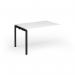 Connex Goal-Post 1200 x 800 x 725mm Single Add On Bay - Black Frame White Top GCO128-AB-K-WH