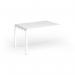 Connex Goal-Post 1200 x 800 x 725mm Single Add On Bay - White Frame White Top GCO128-AB-WH-WH