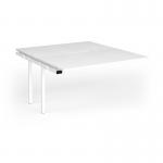 Connex Goal-Post 1400 x 1600 x 725mm Back to Back Add On Bay - White Frame White Top GCO1416-AB-WH-WH