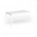 Connex Goal-Post 1400 x 800 x 725mm Single Add On Bay - White Frame White Top GCO148-AB-WH-WH