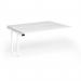 Connex Goal-Post 1600 x 1200 x 725mm Back to Back Add On Bay - White Frame White Top GCO1612-AB-WH-WH