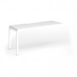 Connex Goal-Post 1600 x 600 x 725mm Single Add On Bay - White Frame White Top GCO166-AB-WH-WH