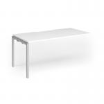 Connex Goal-Post 1600 x 800 x 725mm Single Add On Bay - Silver Frame White Top GCO168-AB-S-WH