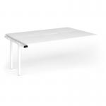 Connex Goal-Post 1800 x 1200 x 725mm Back to Back Add On Bay - White Frame White Top GCO1812-AB-WH-WH