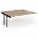 Connex Goal-Post 1800 x 1600 x 725mm Back to Back Add On Bay - Black Frame Kendal Oak Top GCO1816-AB-K-KO