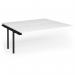 Connex Goal-Post 1800 x 1600 x 725mm Back to Back Add On Bay - Black Frame White Top GCO1816-AB-K-WH