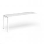 Connex Goal-Post 1800 x 600 x 725mm Single Add On Bay - White Frame White Top GCO186-AB-WH-WH