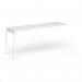 Connex Goal-Post 1800 x 600 x 725mm Single Add On Bay - White Frame White Top GCO186-AB-WH-WH