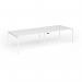 Connex Goal-Post 3200 x 1200 x 725mm Back to Back Desk (4 x 1600mm) - White Frame White Top GCO3212-WH-WH