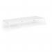 Connex Goal-Post 4200 x 1600 x 725mm Back to Back Desk (6 x 1400mm) - White Frame White Top GCO4216-WH-WH