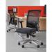 Gemini mesh task chair with no arms - black GEM300K2