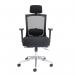 Gemini mesh task chair with adjustable arms and headrest - black GEM302K2