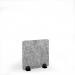 Grain Acoustic Floor Standing Black Metal Base Legs 1200w 1200h - Dark Silver Grey GFSC1200-K-MF-DG