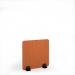 Grain Acoustic Floor Standing Black Metal Base Legs 1200w 1200h - Tangerine GFSC1200-K-MF-TA