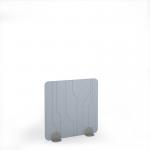 Grain Acoustic Floor Standing Silver Metal Base Legs 1200w 1200h - Light Grey GFSC1200-S-MF-LG