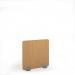 Grain Acoustic Floor Standing Silver Metal Base Legs 1200w 1200h - Longan Yellow GFSC1200-S-MF-LY
