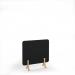Grain Acoustic Floor Standing Screen Wooden Legs 1200w 1200h - Black GFSC1200-WF-BK